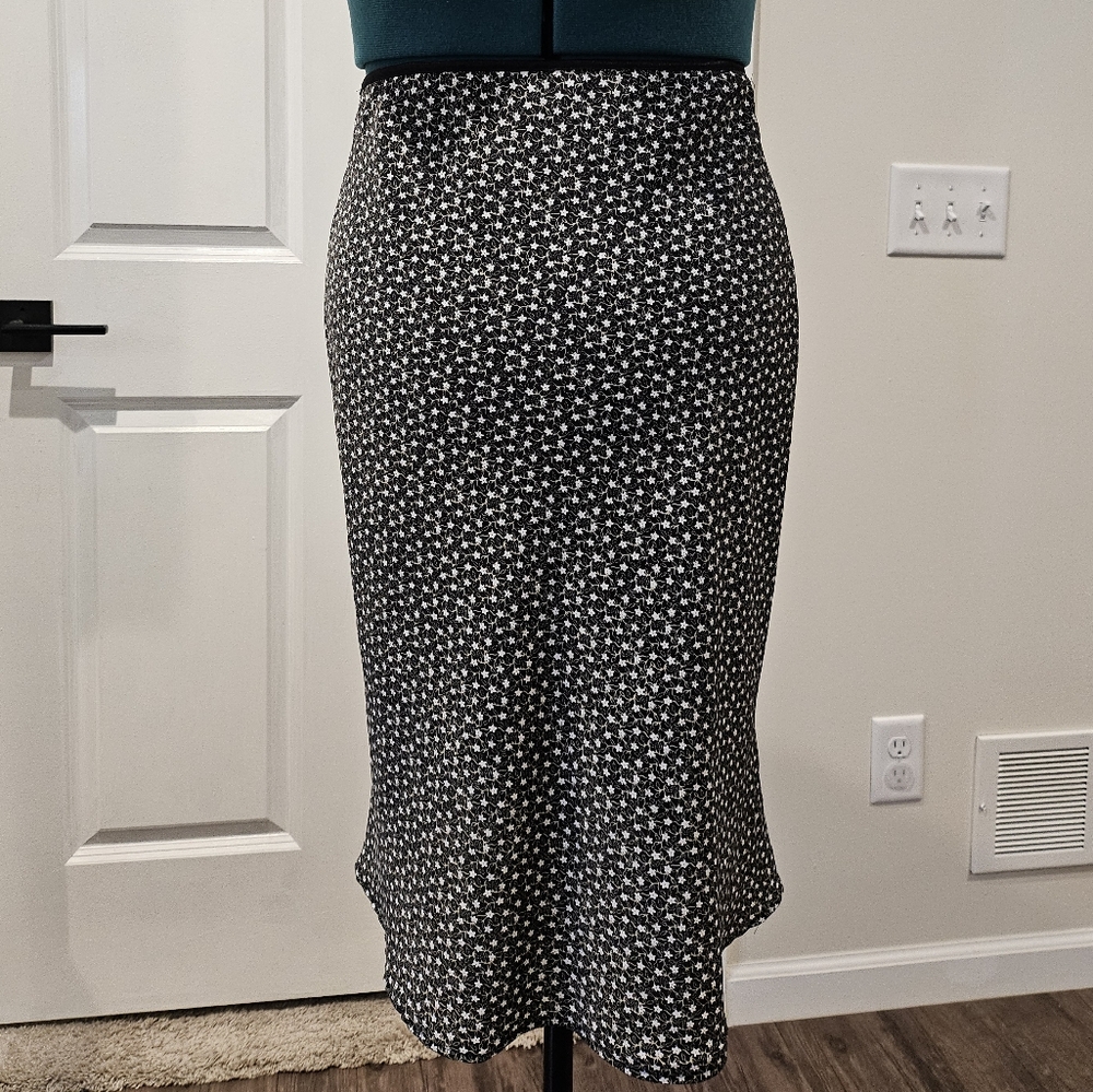 Floral midi skirt